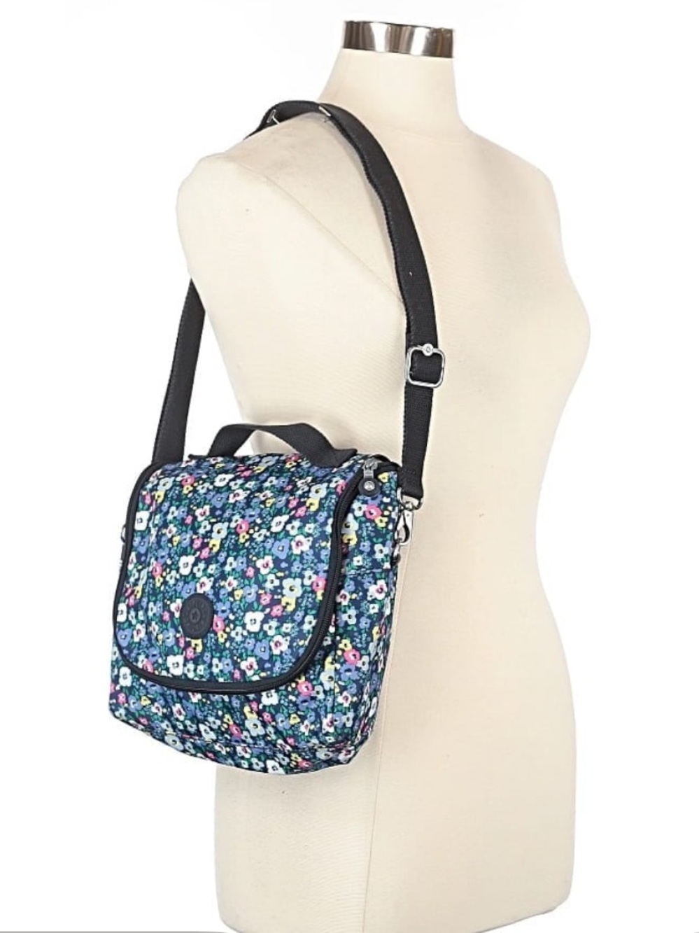 Kipling Navy Floral lunch bag - Picture 2 of 4